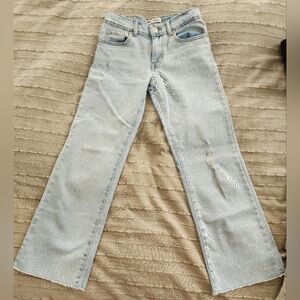 Levi's Light Blue Wide Leg Jeans